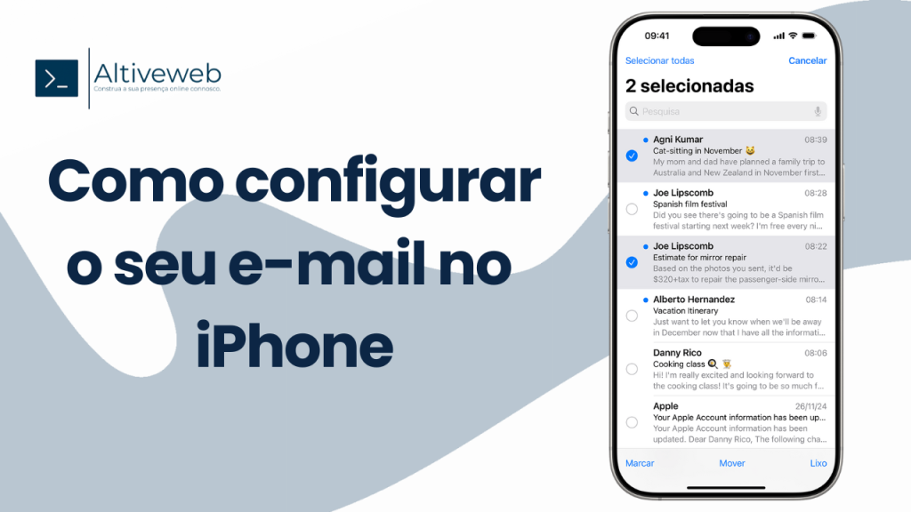 Como configurar o seu e-mail no iPhone